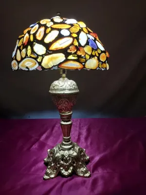 Lampy z agatów